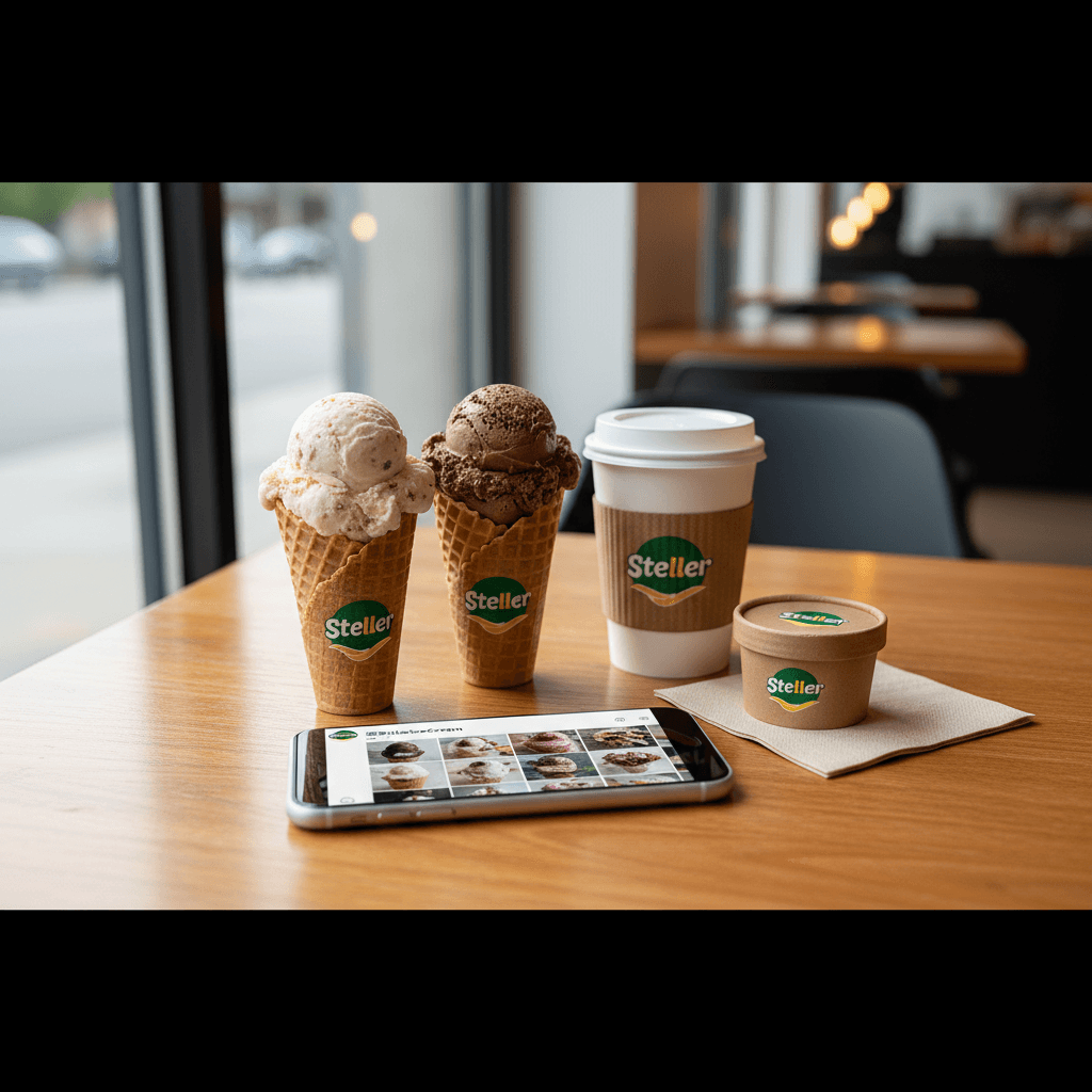 Steller Ice Cream Launch