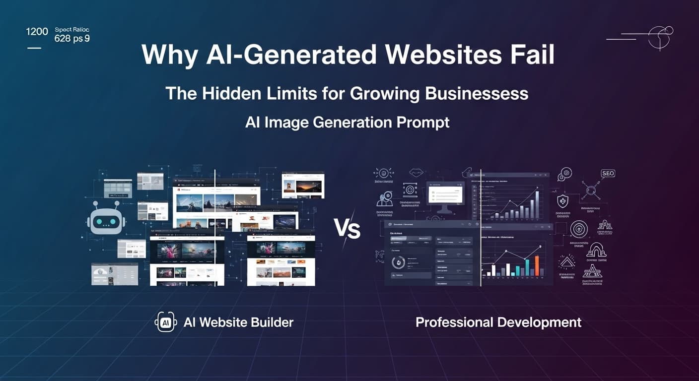 Why AI-Generated Websites Often Fail for Growing Businesses